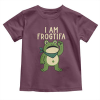 I Am Frogtifa Toddler T Shirt Frog Resist Antifascist with Raised Fist Bandana - Wonder Print Shop