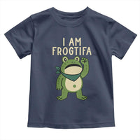 I Am Frogtifa Toddler T Shirt Frog Resist Antifascist with Raised Fist Bandana - Wonder Print Shop