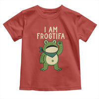 I Am Frogtifa Toddler T Shirt Frog Resist Antifascist with Raised Fist Bandana - Wonder Print Shop
