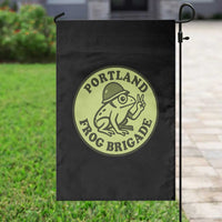 Portland Frog Brigade Garden Flag Peace Frog Protest Badge - Wonder Print Shop