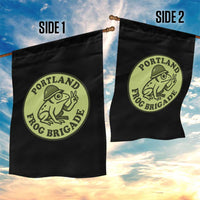 Portland Frog Brigade Garden Flag Peace Frog Protest Badge - Wonder Print Shop