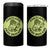 Portland Frog Brigade 4 in 1 Can Cooler Tumbler Peace Frog Protest Badge - Wonder Print Shop