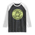 Portland Frog Brigade Raglan Shirt Peace Frog Protest Badge - Wonder Print Shop