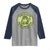 Portland Frog Brigade Raglan Shirt Peace Frog Protest Badge - Wonder Print Shop