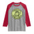 Portland Frog Brigade Raglan Shirt Peace Frog Protest Badge - Wonder Print Shop