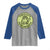 Portland Frog Brigade Raglan Shirt Peace Frog Protest Badge - Wonder Print Shop
