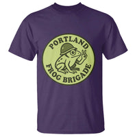 Portland Frog Brigade T Shirt Peace Frog Protest Badge - Wonder Print Shop