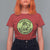 Portland Frog Brigade T Shirt For Women Peace Frog Protest Badge - Wonder Print Shop