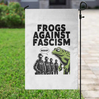 Frogs Against Fascism Garden Flag Resist 2025 Free Portland Protest - Wonder Print Shop