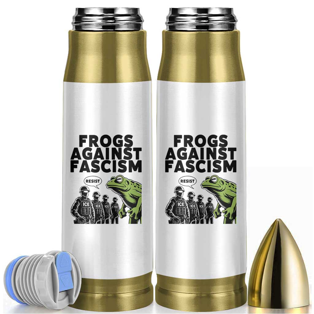 Frogs Against Fascism Bullet Tumbler Resist 2025 Free Portland Protest - Wonder Print Shop