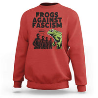 Frogs Against Fascism Sweatshirt Resist 2025 Free Portland Protest - Wonder Print Shop