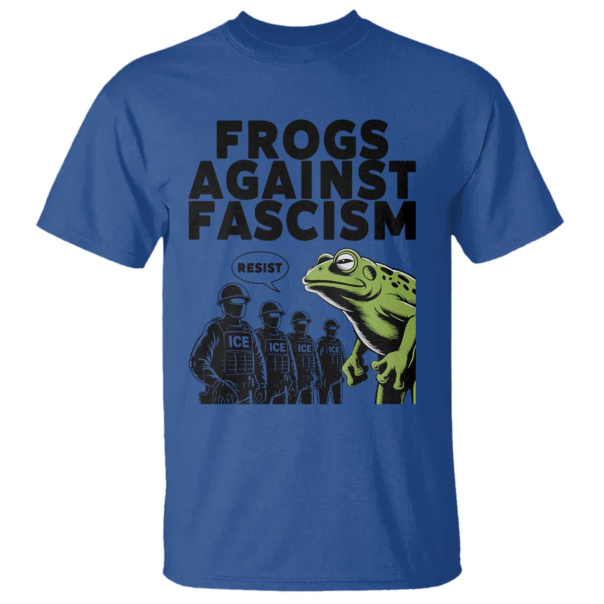 Frogs Against Fascism T Shirt Resist 2025 Free Portland Protest - Wonder Print Shop
