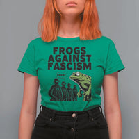 Frogs Against Fascism T Shirt For Women Resist 2025 Free Portland Protest - Wonder Print Shop