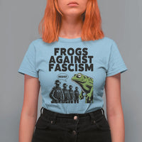 Frogs Against Fascism T Shirt For Women Resist 2025 Free Portland Protest - Wonder Print Shop
