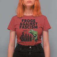 Frogs Against Fascism T Shirt For Women Resist 2025 Free Portland Protest - Wonder Print Shop
