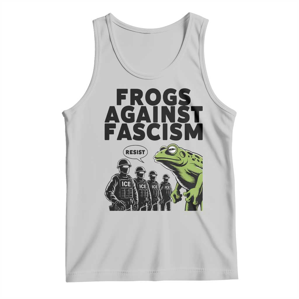 Frogs Against Fascism Tank Top Resist 2025 Free Portland Protest - Wonder Print Shop
