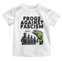 Frogs Against Fascism Toddler T Shirt Resist 2025 Free Portland Protest - Wonder Print Shop