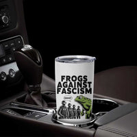 Frogs Against Fascism Tumbler Cup Resist 2025 Free Portland Protest - Wonder Print Shop