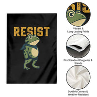 Resist Frog Protest Garden Flag Free Portland Political Satire - Wonder Print Shop