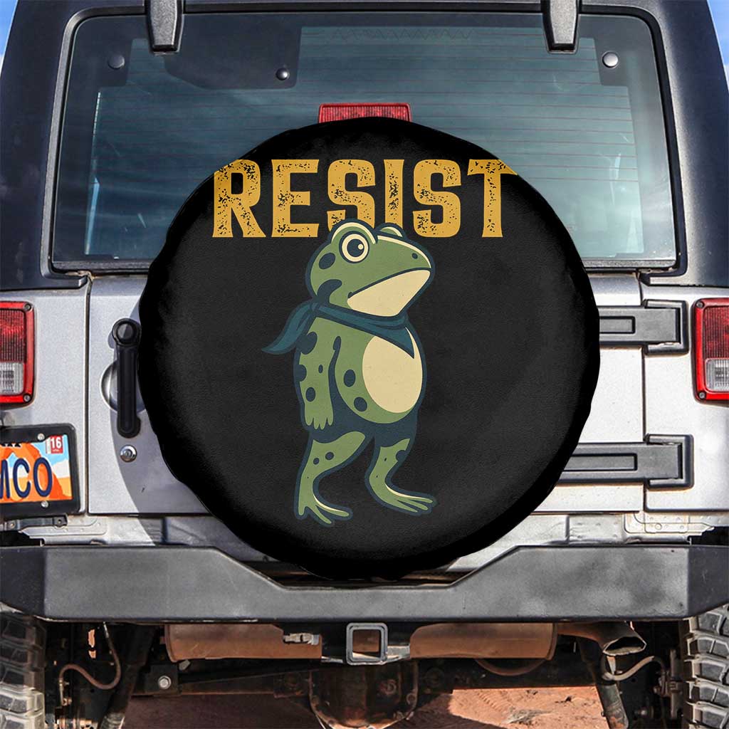 Resist Frog Protest Spare Tire Cover Free Portland Political Satire - Wonder Print Shop