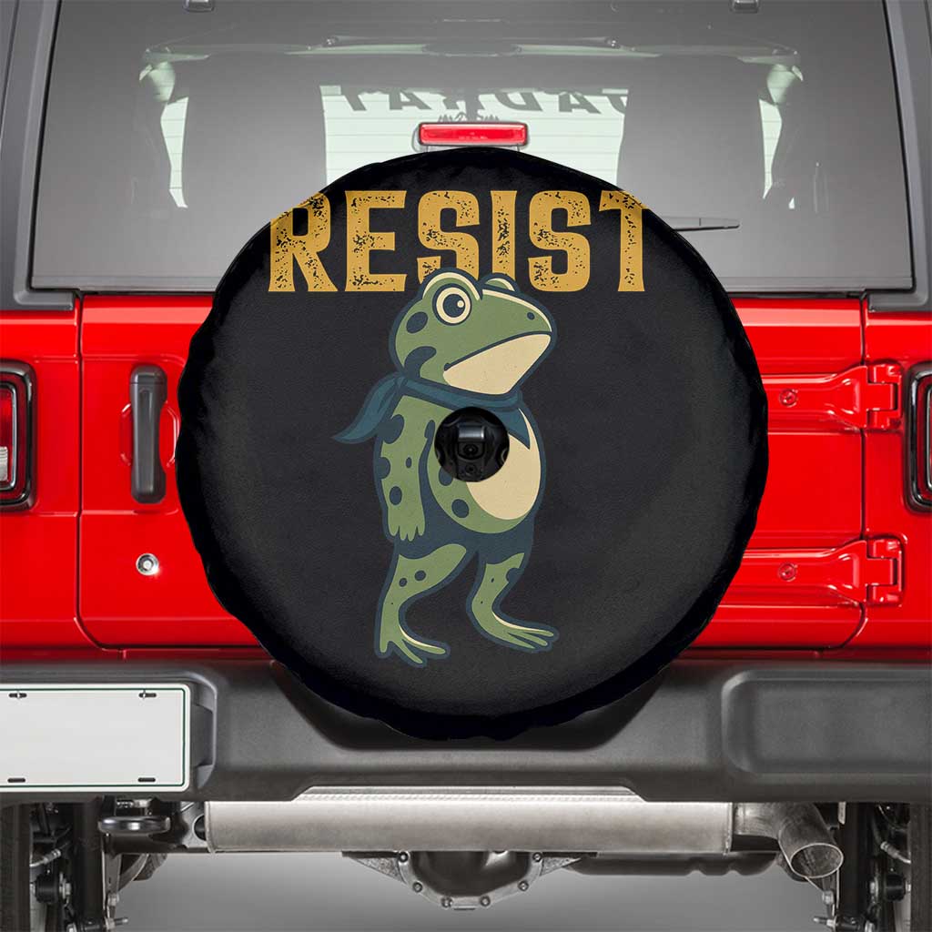 Resist Frog Protest Spare Tire Cover Free Portland Political Satire - Wonder Print Shop