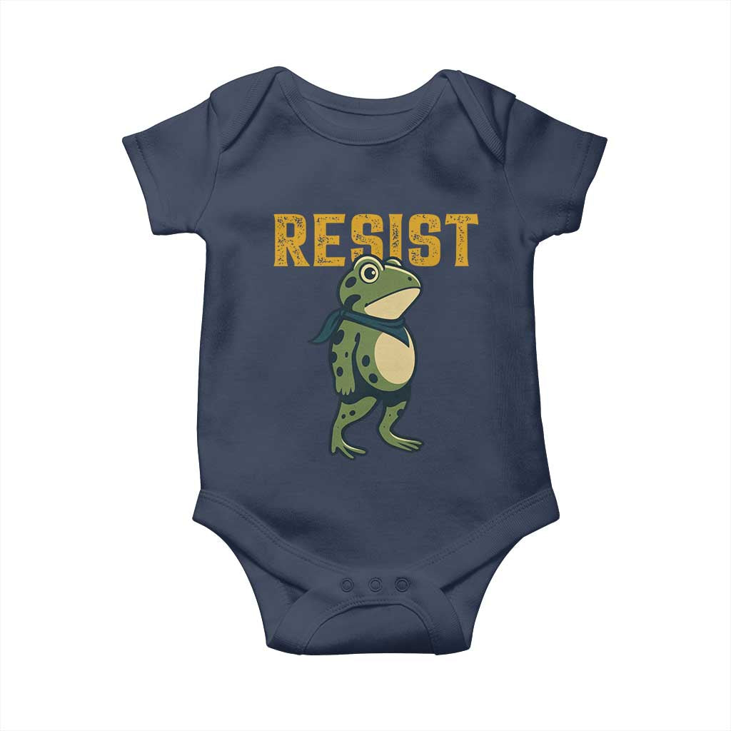 Resist Frog Protest Baby Onesie Free Portland Political Satire - Wonder Print Shop