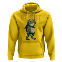 Resist Frog Protest Hoodie Free Portland Political Satire - Wonder Print Shop