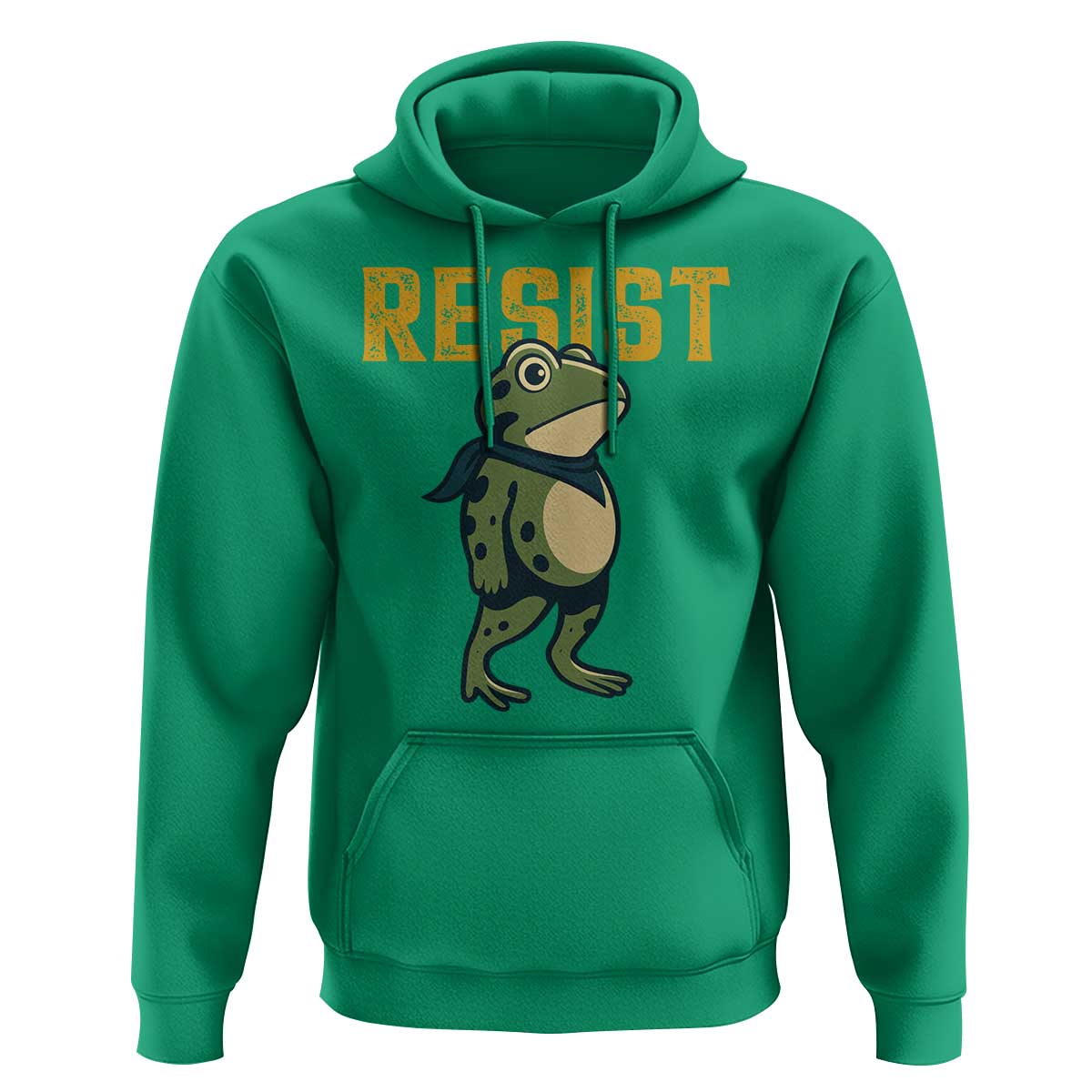 Resist Frog Protest Hoodie Free Portland Political Satire - Wonder Print Shop