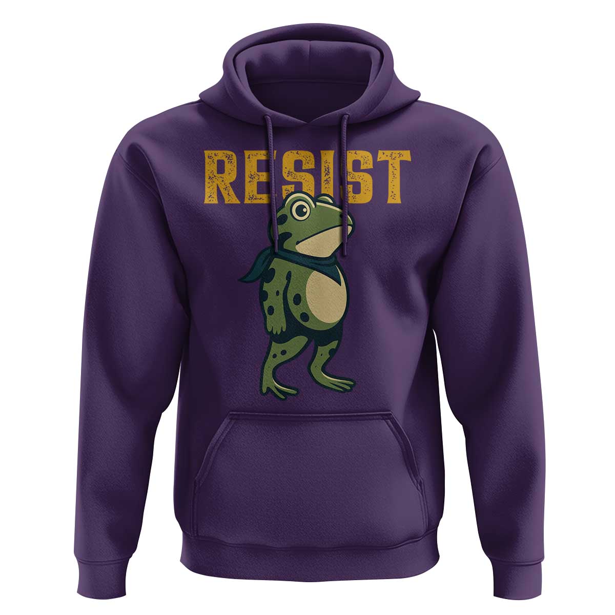Resist Frog Protest Hoodie Free Portland Political Satire - Wonder Print Shop