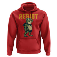 Resist Frog Protest Hoodie Free Portland Political Satire - Wonder Print Shop