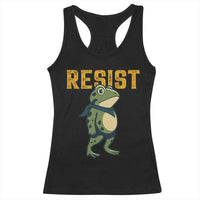 Resist Frog Protest Racerback Tank Top Free Portland Political Satire - Wonder Print Shop