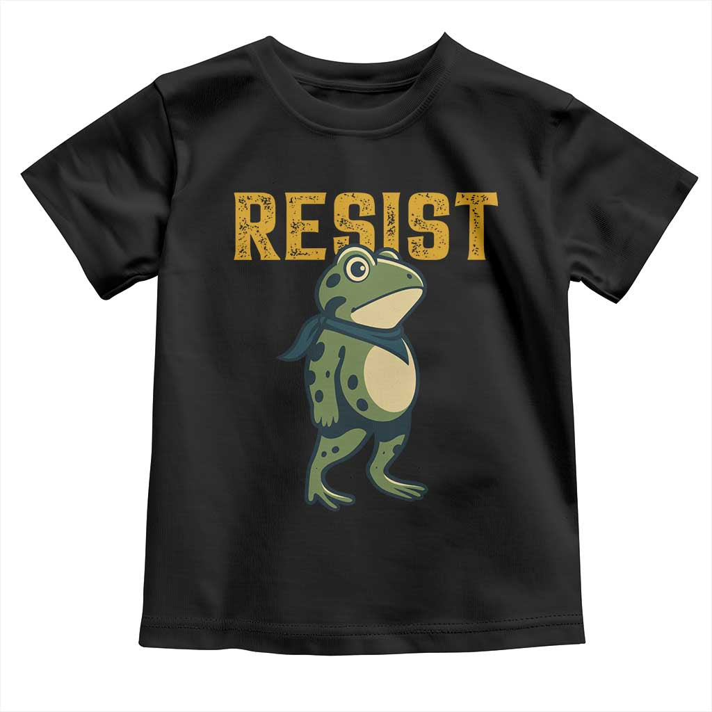 Resist Frog Protest Toddler T Shirt Free Portland Political Satire - Wonder Print Shop