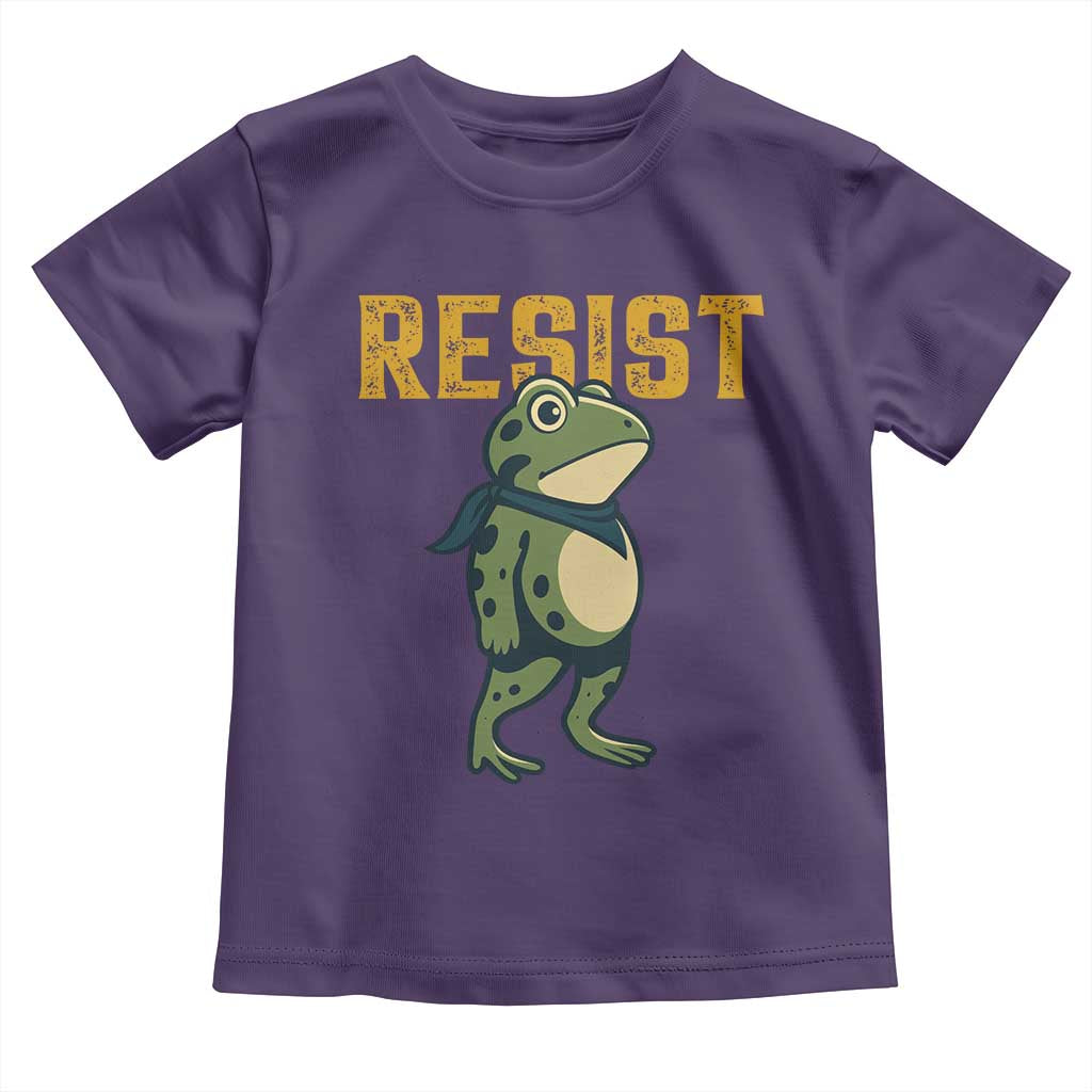 Resist Frog Protest Toddler T Shirt Free Portland Political Satire - Wonder Print Shop