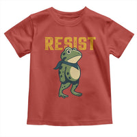 Resist Frog Protest Toddler T Shirt Free Portland Political Satire - Wonder Print Shop