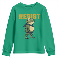 Resist Frog Protest Youth Sweatshirt Free Portland Political Satire - Wonder Print Shop
