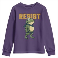 Resist Frog Protest Youth Sweatshirt Free Portland Political Satire - Wonder Print Shop