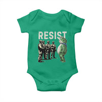 Resist Frog Baby Onesie Inflatable Animal Protest Free Portland - Wonder Print Shop