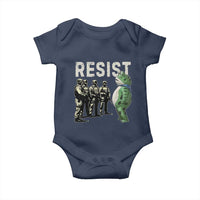 Resist Frog Baby Onesie Inflatable Animal Protest Free Portland - Wonder Print Shop