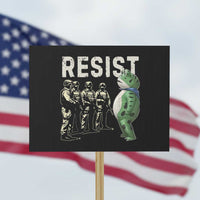 Resist Frog Protest Sign Inflatable Animal Protest Free Portland - Wonder Print Shop