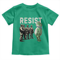 Resist Frog Toddler T Shirt Inflatable Animal Protest Free Portland - Wonder Print Shop