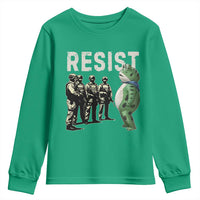 Resist Frog Youth Sweatshirt Inflatable Animal Protest Free Portland - Wonder Print Shop