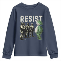 Resist Frog Youth Sweatshirt Inflatable Animal Protest Free Portland - Wonder Print Shop