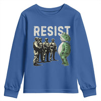 Resist Frog Youth Sweatshirt Inflatable Animal Protest Free Portland - Wonder Print Shop