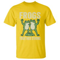 Frogs Together Strong T Shirt Portland Frog Protest United We Ribbit - Wonder Print Shop