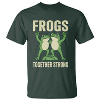 Frogs Together Strong T Shirt Portland Frog Protest United We Ribbit - Wonder Print Shop
