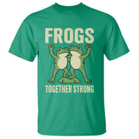Frogs Together Strong T Shirt Portland Frog Protest United We Ribbit - Wonder Print Shop