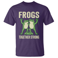 Frogs Together Strong T Shirt Portland Frog Protest United We Ribbit - Wonder Print Shop