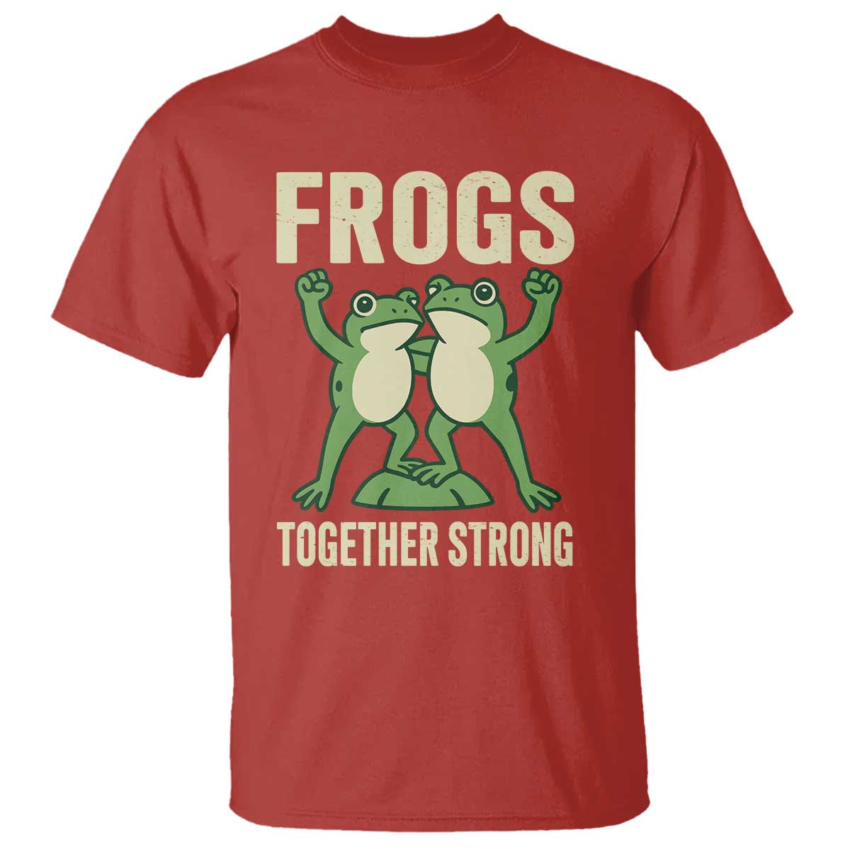 Frogs Together Strong T Shirt Portland Frog Protest United We Ribbit - Wonder Print Shop
