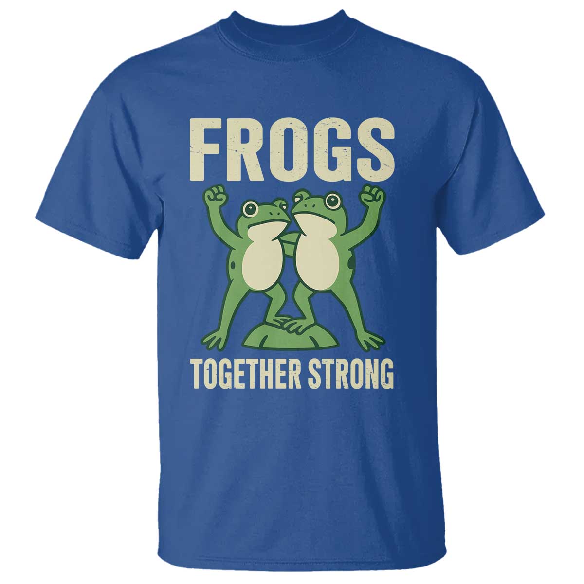 Frogs Together Strong T Shirt Portland Frog Protest United We Ribbit - Wonder Print Shop