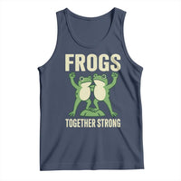 Frogs Together Strong Tank Top Portland Frog Protest United We Ribbit - Wonder Print Shop